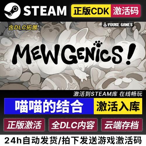 Steam游戏激活入库【喵喵