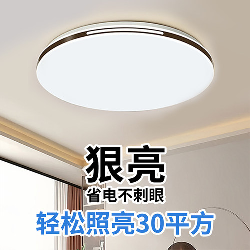 2025新款客厅大灯led吸顶灯饰家用主卧室吊灯具现代简约大气中山
