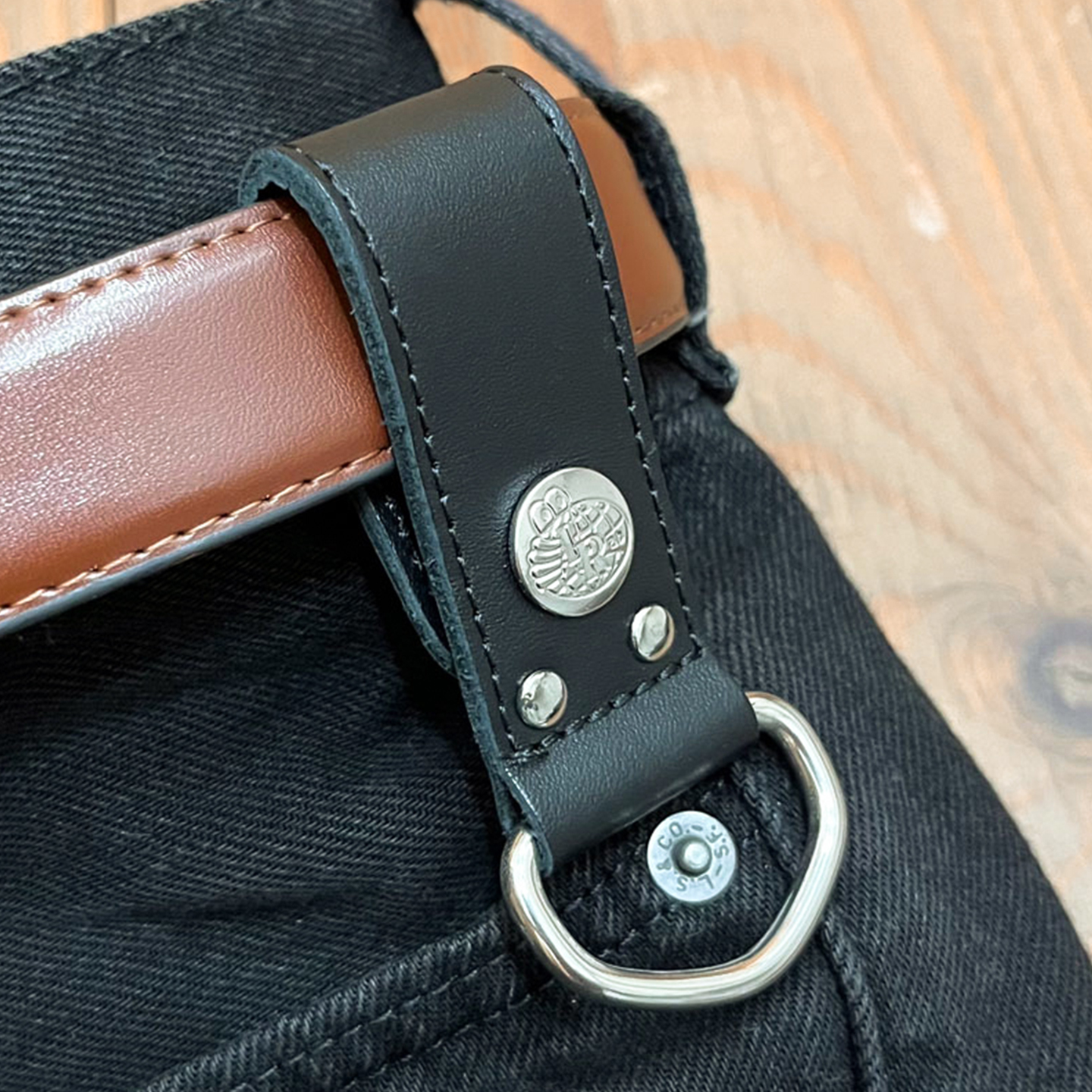 LastResortAB皮质时尚钥匙扣环