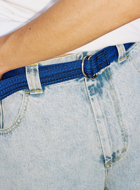 Last Resort AB D-RING WOVEN BELT弹力编织皮带双环扣运动腰带潮