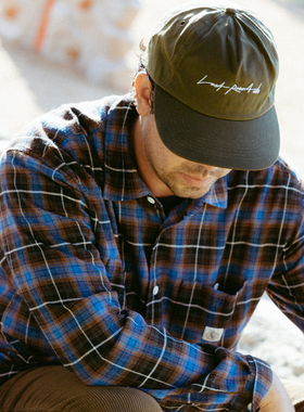 Last Resort AB SM001 Flannel 秋冬新款休闲法兰绒格子长袖衬衫