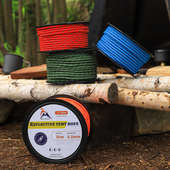 户外帐篷绳整卷反光绳天幕防风绳固定绳捆绑绳加粗加固4mm5mm6mm