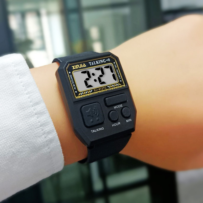 语音报时手表盲人大声讲话