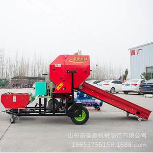 青储秸秆打捆包膜机玉米秸秆青储打捆包膜机价格