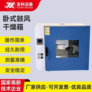 电热恒温鼓风干燥箱高温小型工业烤箱烘干机实验室干燥箱 卧式