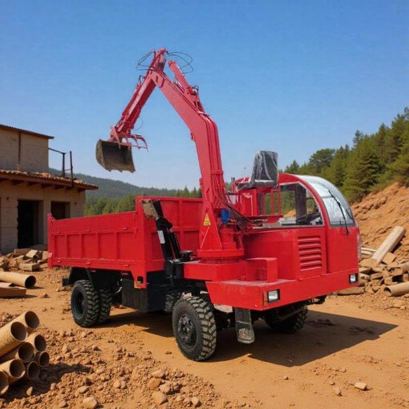 轮式四不像随车挖柴油电动挖运机山地农用挖掘设备,搬运/仓储/物流设备,其他起重搬运设备,淘宝优惠券,粉丝福利购,淘宝优惠卷