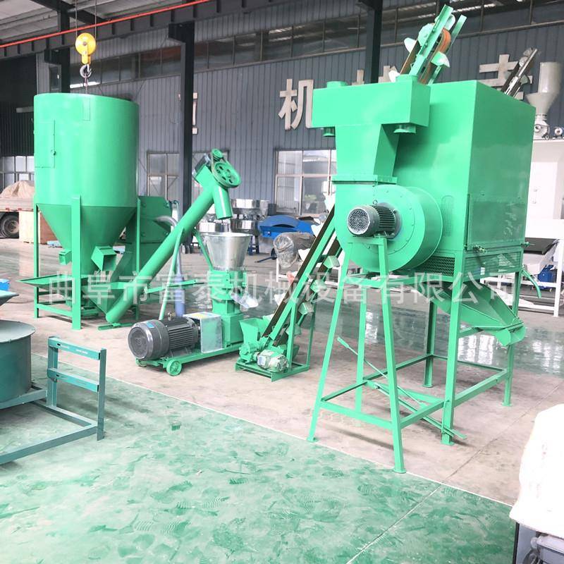 鸽子鸟类饲料颗粒机水产鱼虾蟹饲料颗粒机成套豆腐猫砂制粒设备