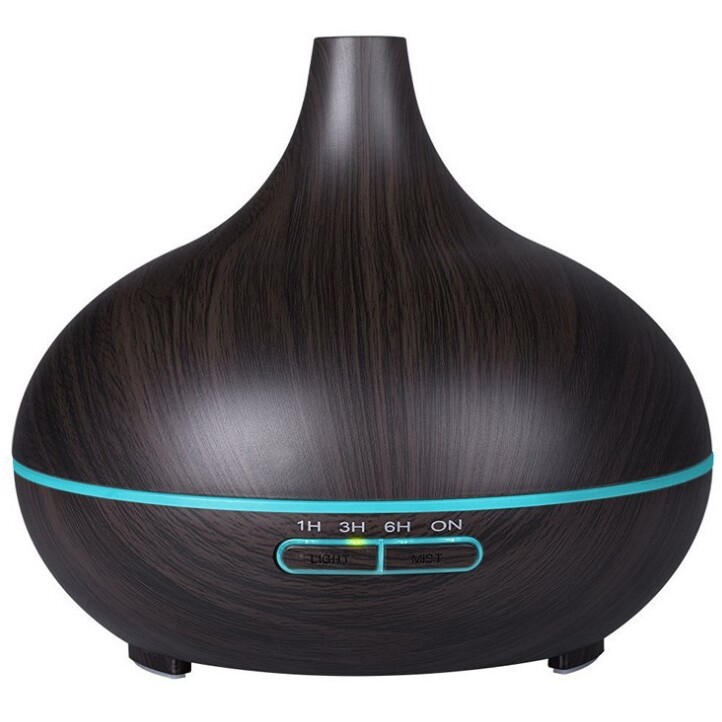 5V USB木纹精油加湿器大雾量家用七彩自动大雾量洋葱款加湿器