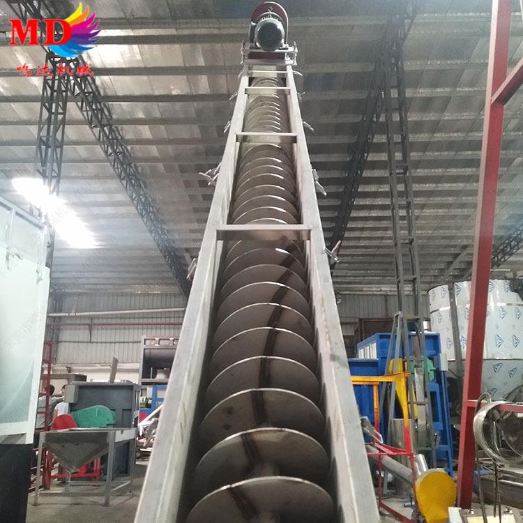 厂家现货非标制造 300型U型输送机 无轴U型污泥餐厨垃圾输送设备