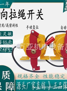 手动双向拉绳开关皮带机急停开关拉线开关GYLS-1-2 GYLS-1-II系列