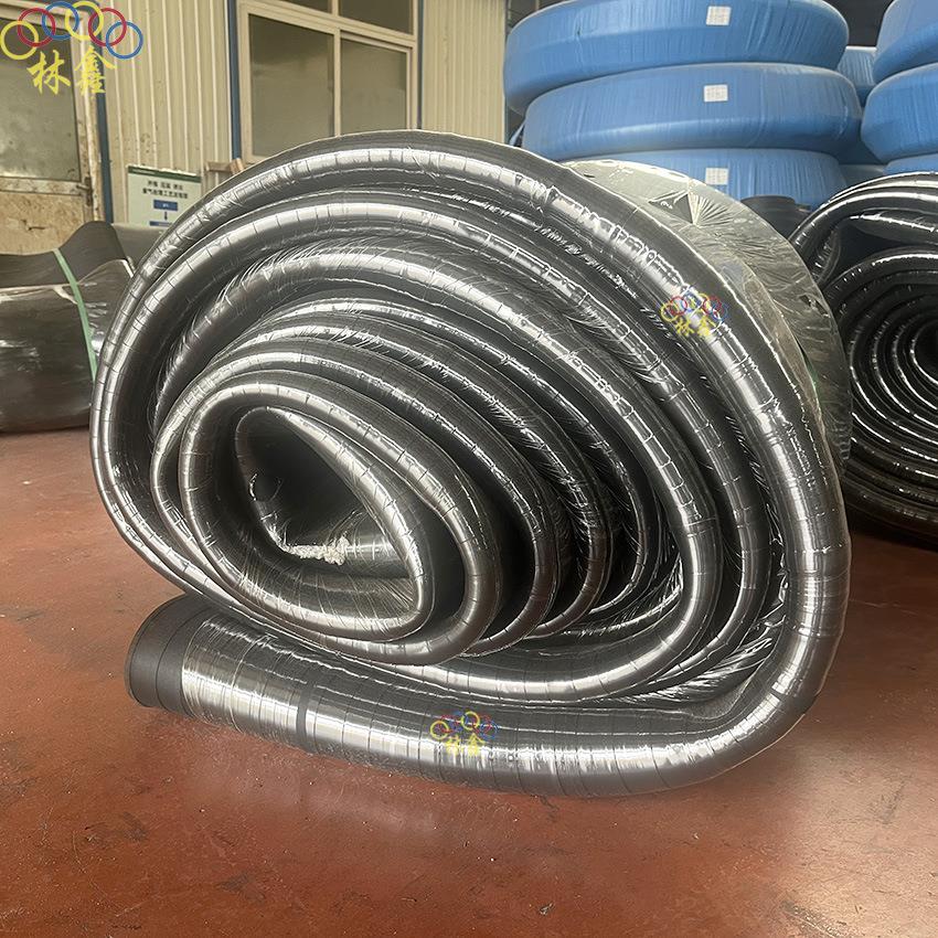 12寸14寸*10米大口径低压夹布输水胶管吸排泥浆不带钢丝骨架软管