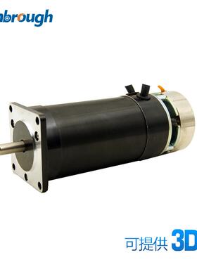 57MM刹车直流无刷电机 机身115MM 24V 131W 3000RPM