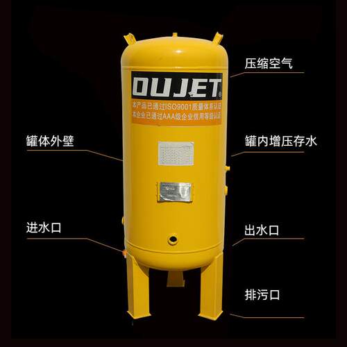 厂家家用压力罐 全自动加厚自来水储水箱 无塔供水器增压罐
