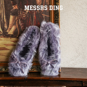 毛毛鞋 MD女鞋 女 浅口单鞋 平底鞋 ·约兰达·法式 玛丽珍女2025新款