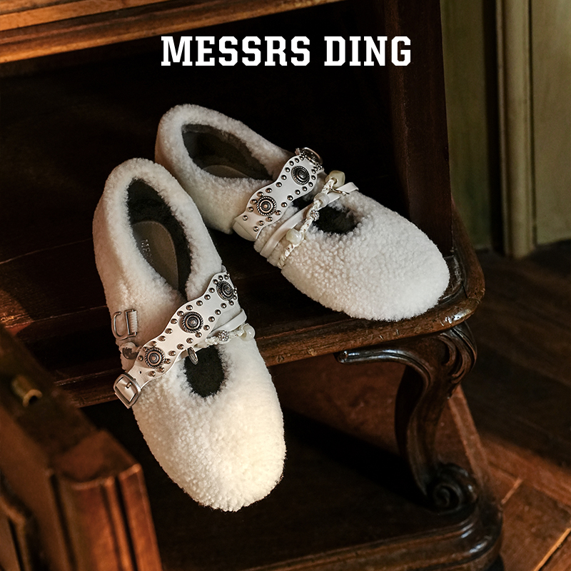 MESSRSDING小众设计师款玛丽珍鞋