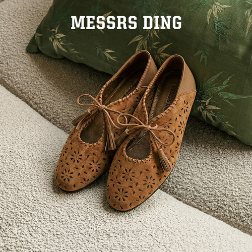 MESSRSDING气质单鞋女百搭乐福鞋
