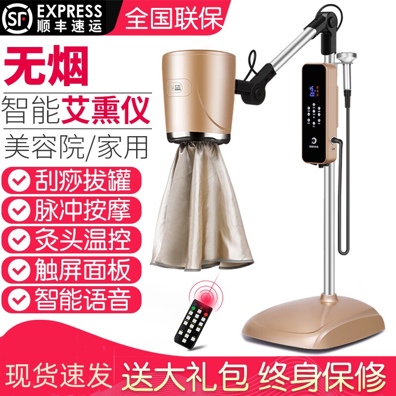 艾灸家用仪器热敷理疗熏蒸仪盒随身灸养生艾灸灯美容院专用艾灸仪