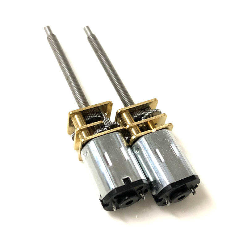 N20减速电机12V M3*34加长螺纹丝杆 N20 智能伸缩直流小马达 3V6V
