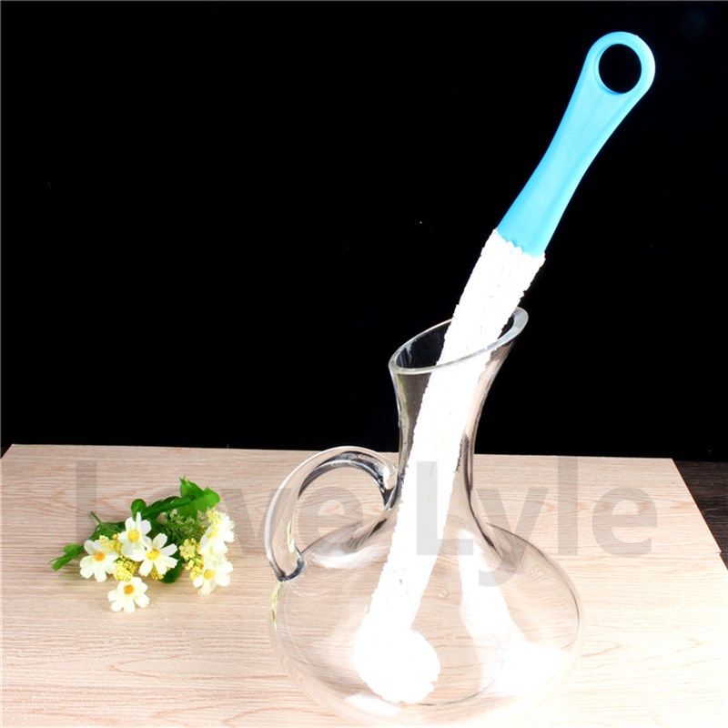 专业红酒杯刷多功能清洗醒酒器刷 酒壶红酒杯高脚杯口布 杯刷长刷