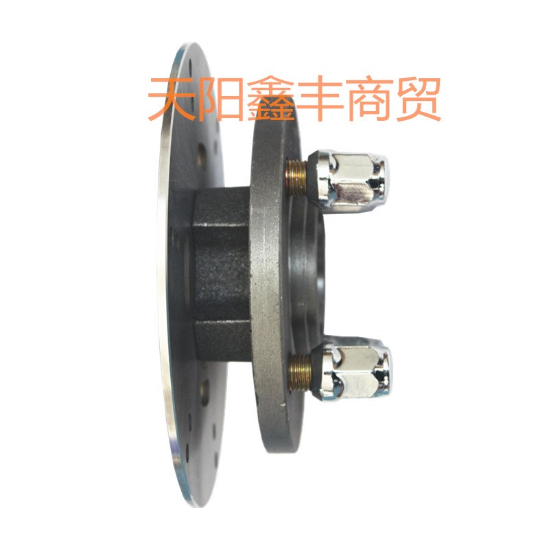 电动车后轮碟刹锅子总成三四轮车法兰刹车盘半轴法兰制动盘油刹