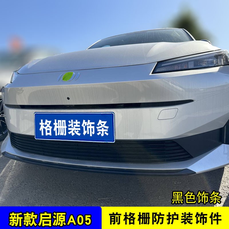 长安启源A05中网外观改装防虫网装饰件 前格栅专用防护条汽车用品