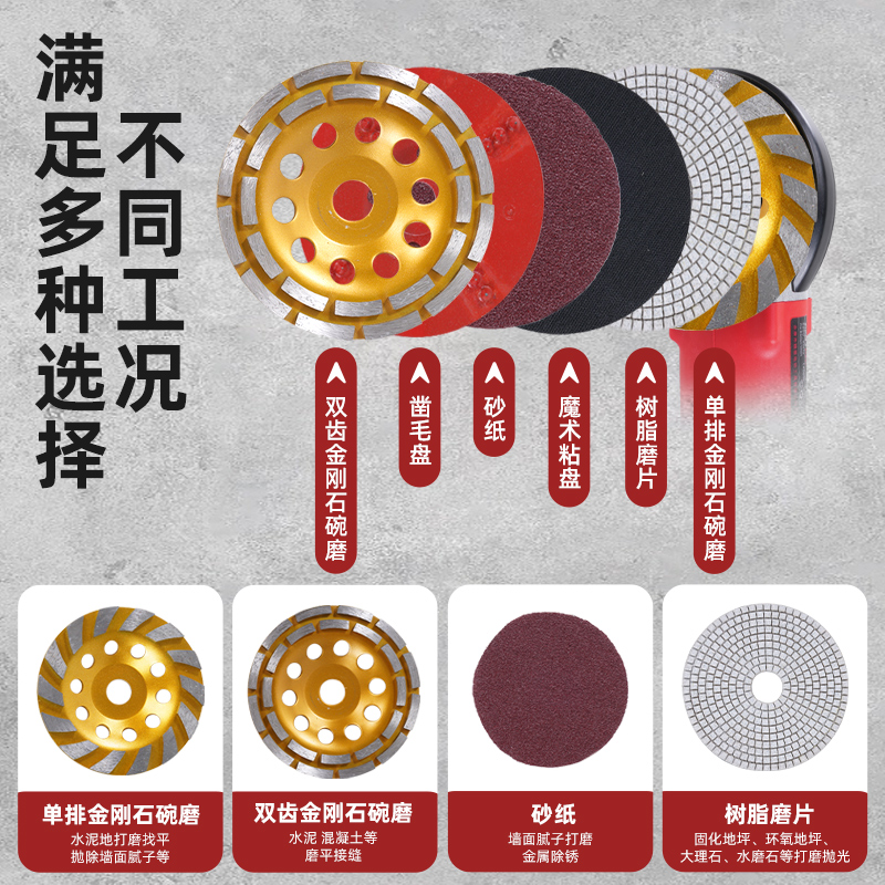 水泥地面打磨机刨墙机铲墙皮神器粗刨机磨墙机腻子电动无尘混凝土