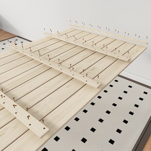 天然原木环保床板无胶水排骨架加密全实木硬床板软床垫加硬神器