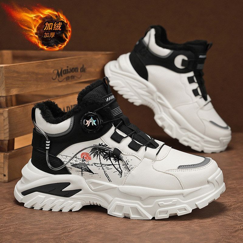 保暖冬季户外马丁靴棉鞋加绒直播