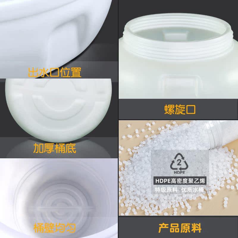 WI25加厚储水桶塑料桶带盖圆桶200L1000升吨桶家用大水缸困水桶大