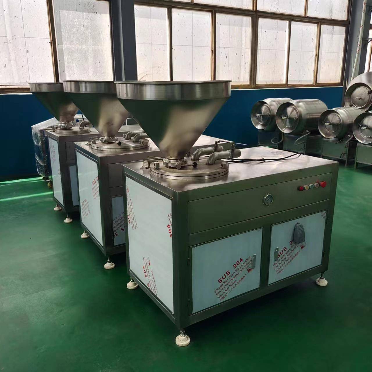 全自动液压灌肠机红肠腊肠蒜蓉肠灌肠机香肠火腿肠立式灌肠设备