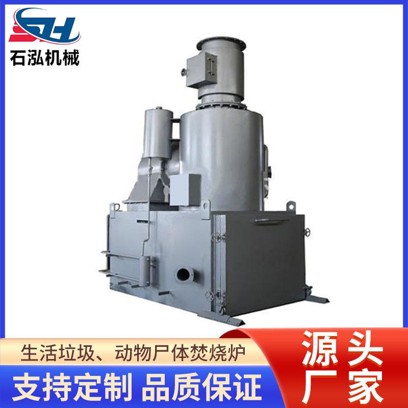 高温热解环保垃圾焚烧炉病死动物尸体火化炉鞋材热解处理设备