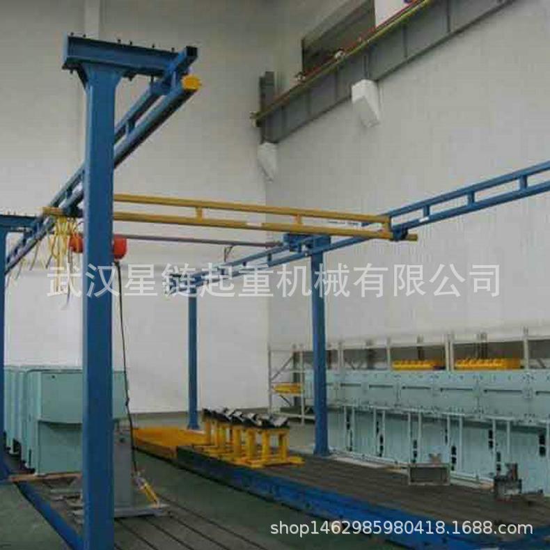 悬挂式组合式起重机KBK轨道自立式单梁行车欧式电动葫芦起重机
