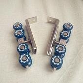 鼎兴8轮单杆移门吊轮 轨道配件 厨房卧室木门吊滑轮轴承移动推拉式