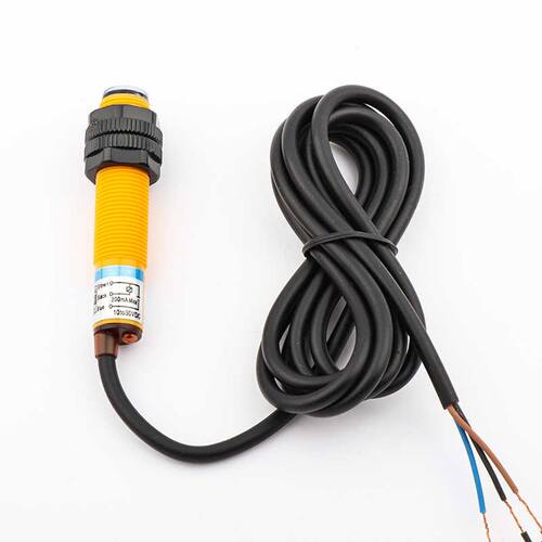 M12光电开关E3F1-DS5C4/C1漫反射限位传感器NPNP常开塑料外壳124V