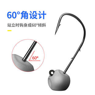 ZERG虫族微物铅头钩软饵香根根钓防挂底加强翘嘴鲈鱼鳜鱼路亚假饵