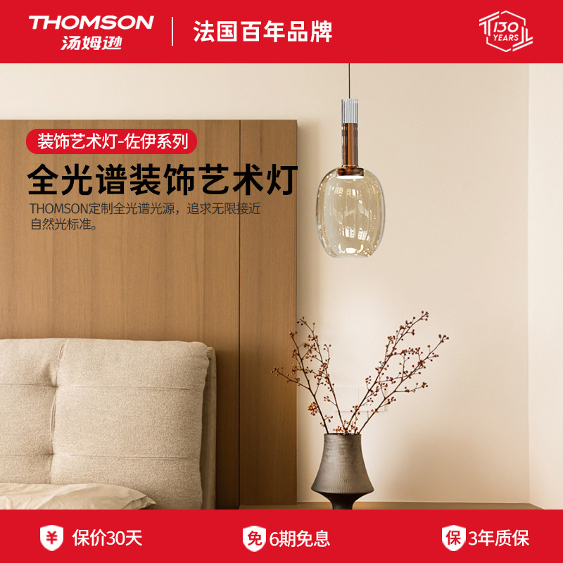 法国汤姆逊餐厅吊灯/THOMSON设计床头玄关吧台现代简约玻璃吊灯