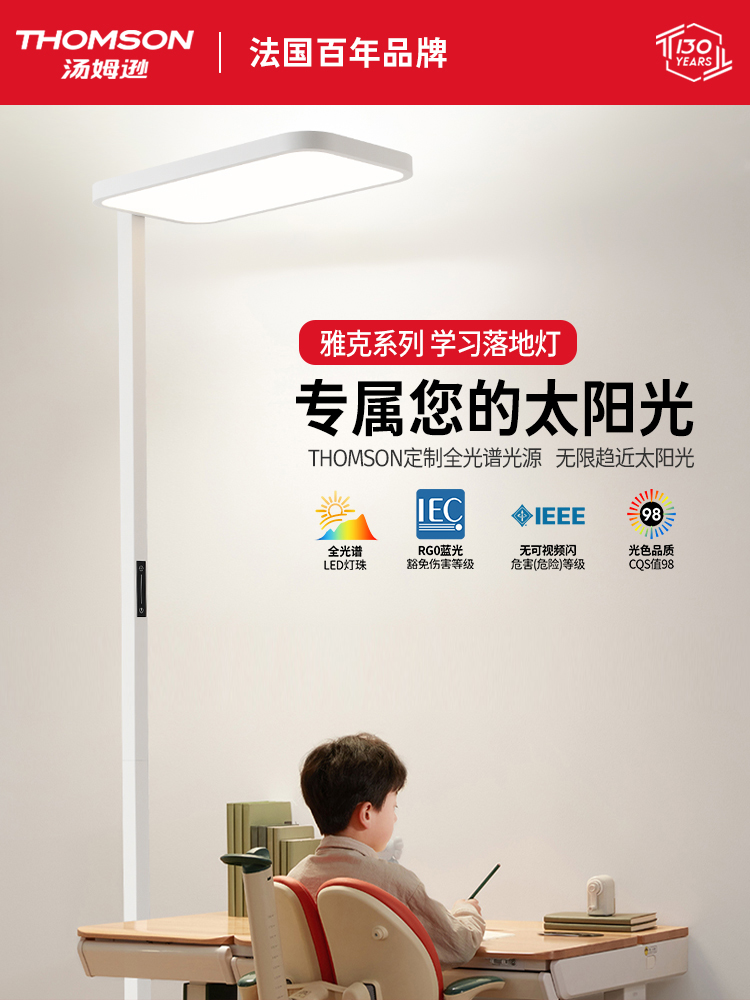 汤姆逊雅克大路灯儿童学生书桌学习专用钢琴阅读落地立式护眼灯