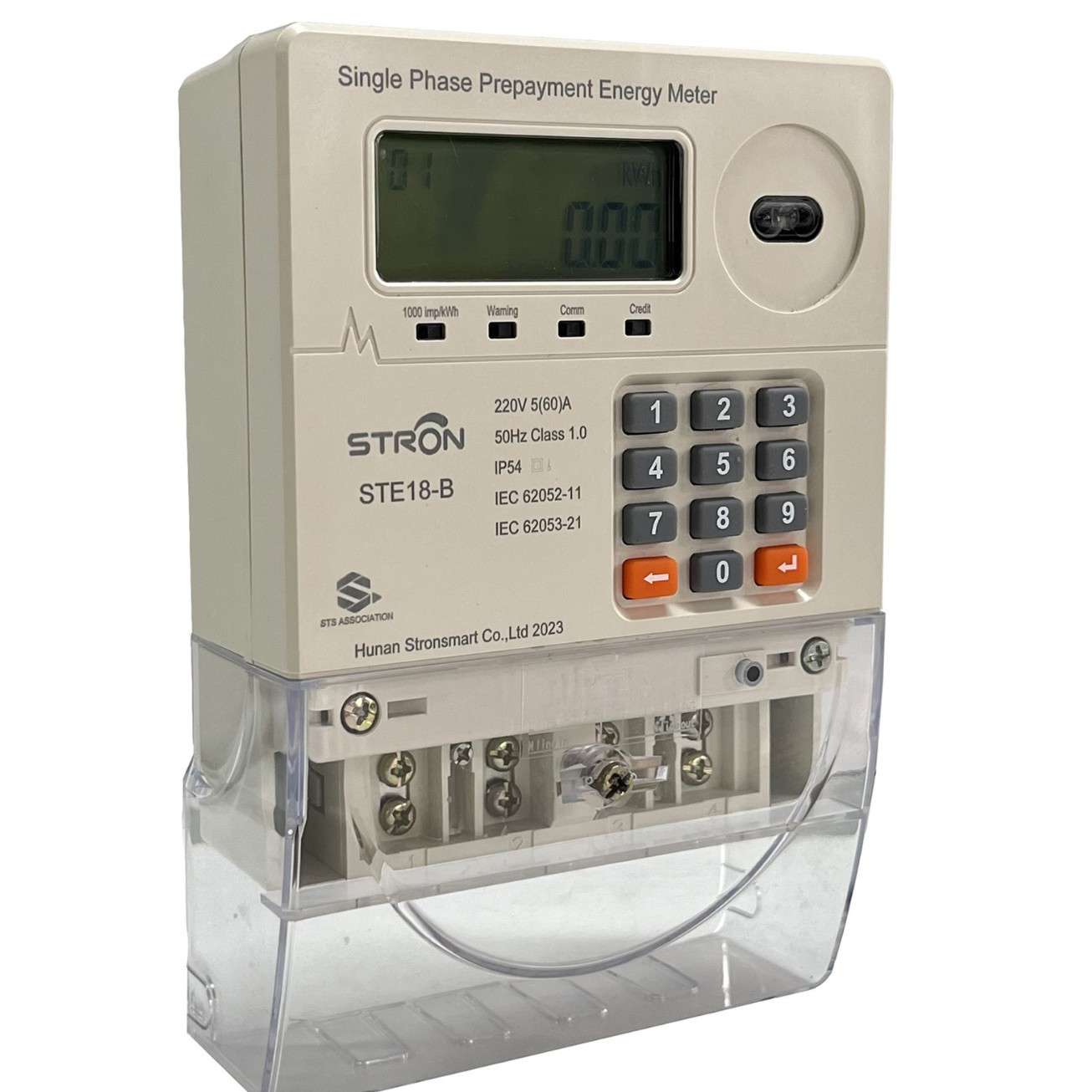 STE-18B预付费单相电表按键式Single Phase Keypad Electri智能