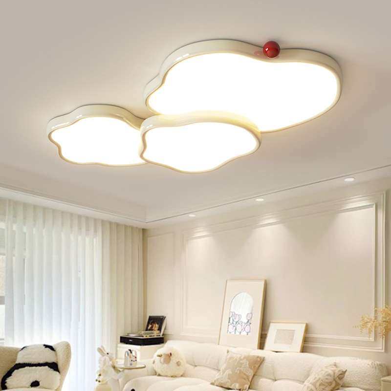 澳竹诚24新款现代简约客厅主灯客厅奶油风云朵大气LED中山吸顶灯