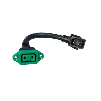 本田ube电动车新国标锂电池充电器转换接头新旧款互转延长电源线