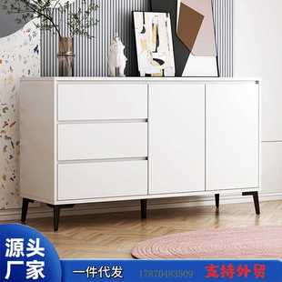 餐边柜一体靠墙斗柜客厅置物柜子现代简约卧室收纳储物柜 家用板式