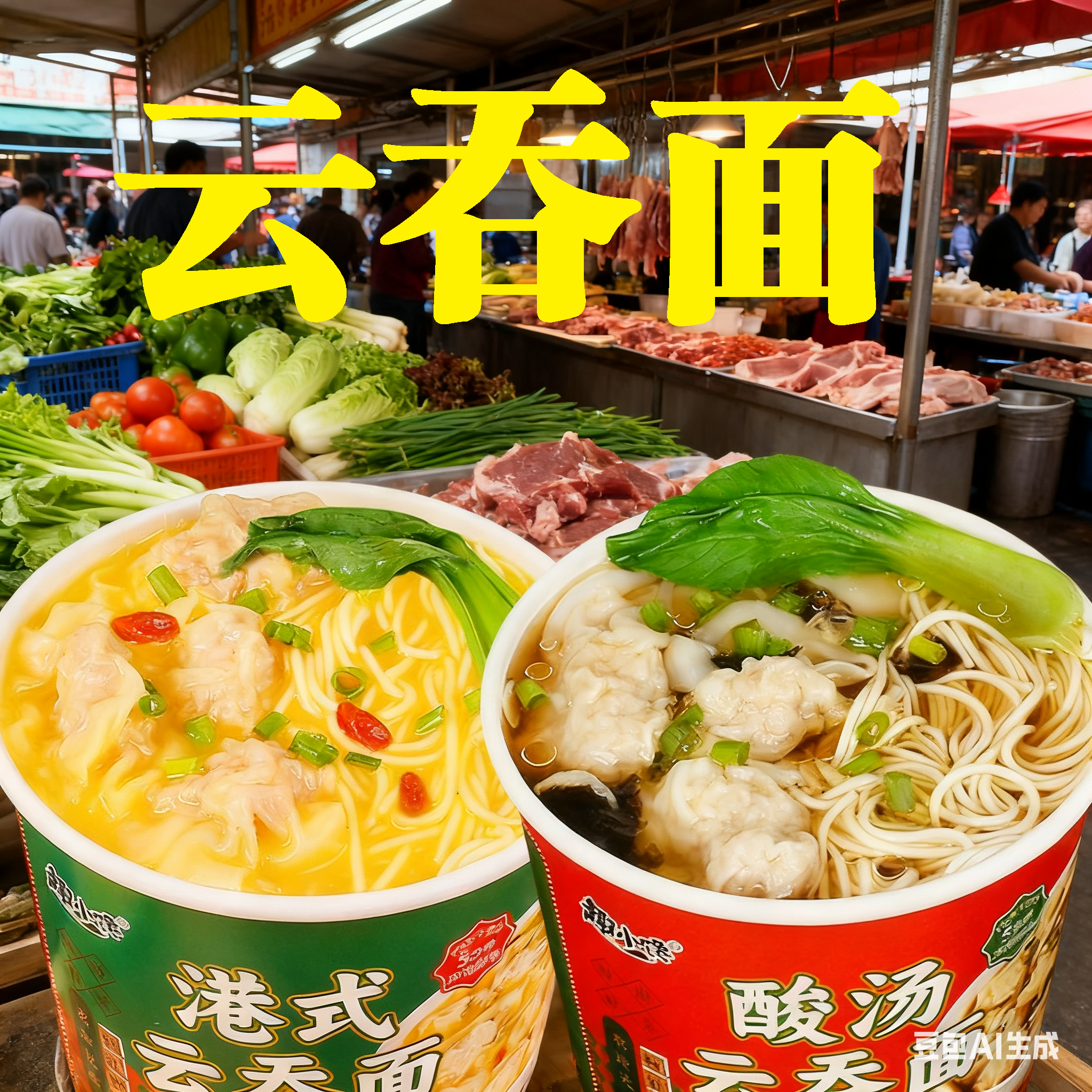 免煮港式云吞面冲泡馄饨桶装速食方便酸汤抄手宿舍夜宵早餐整箱,粮油调味/速食/干货/烘焙,馄饨/抄手/云吞/肉燕,淘宝优惠券,粉丝福利购,淘宝优惠卷