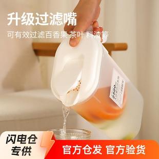 活动 冰箱冷水壶组合家用凉水杯大容量耐夏天高温饮料桶冷泡壶