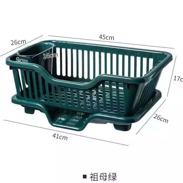 置物置碗架厨房放碗沥水器盖子接水盘小型过滤筷子置放迷你碟盘带