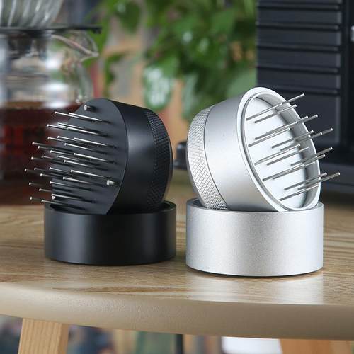 咖啡布粉针不锈钢松粉针带底座针式布粉器咖啡手柄散粉器具5158mm
