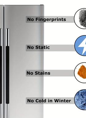 2pcs冰箱把手套微波炉手柄套 防滑防油拉门把手套 冬季门把手防冻