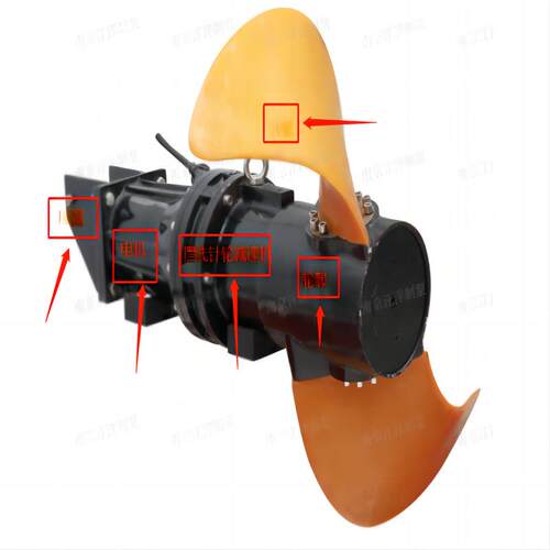 QJT低速潜水推流器/机 手摇葫芦 QJB4/4-1800/2-56P