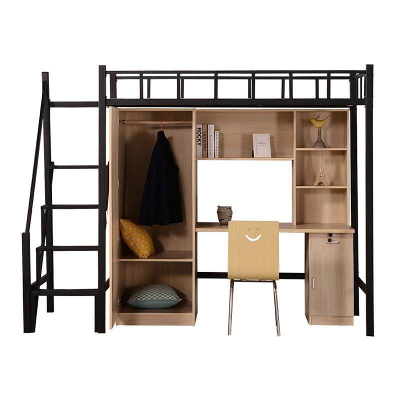 学生宿舍上下床床上下桌员工铁架床青年旅舍公寓床双层衣柜组合床