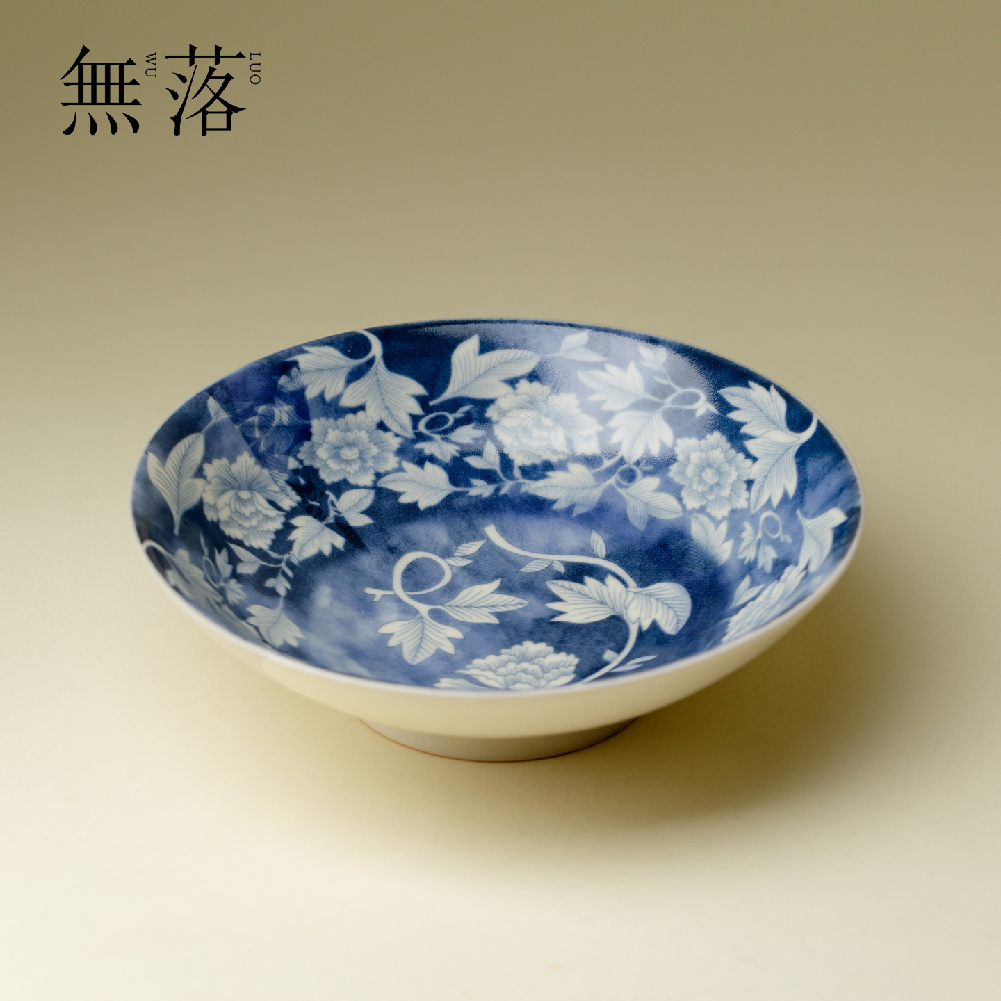 无落手工牡丹花陶瓷壶承新中式苏打釉茶壶托盘高档功夫茶具泡茶壶