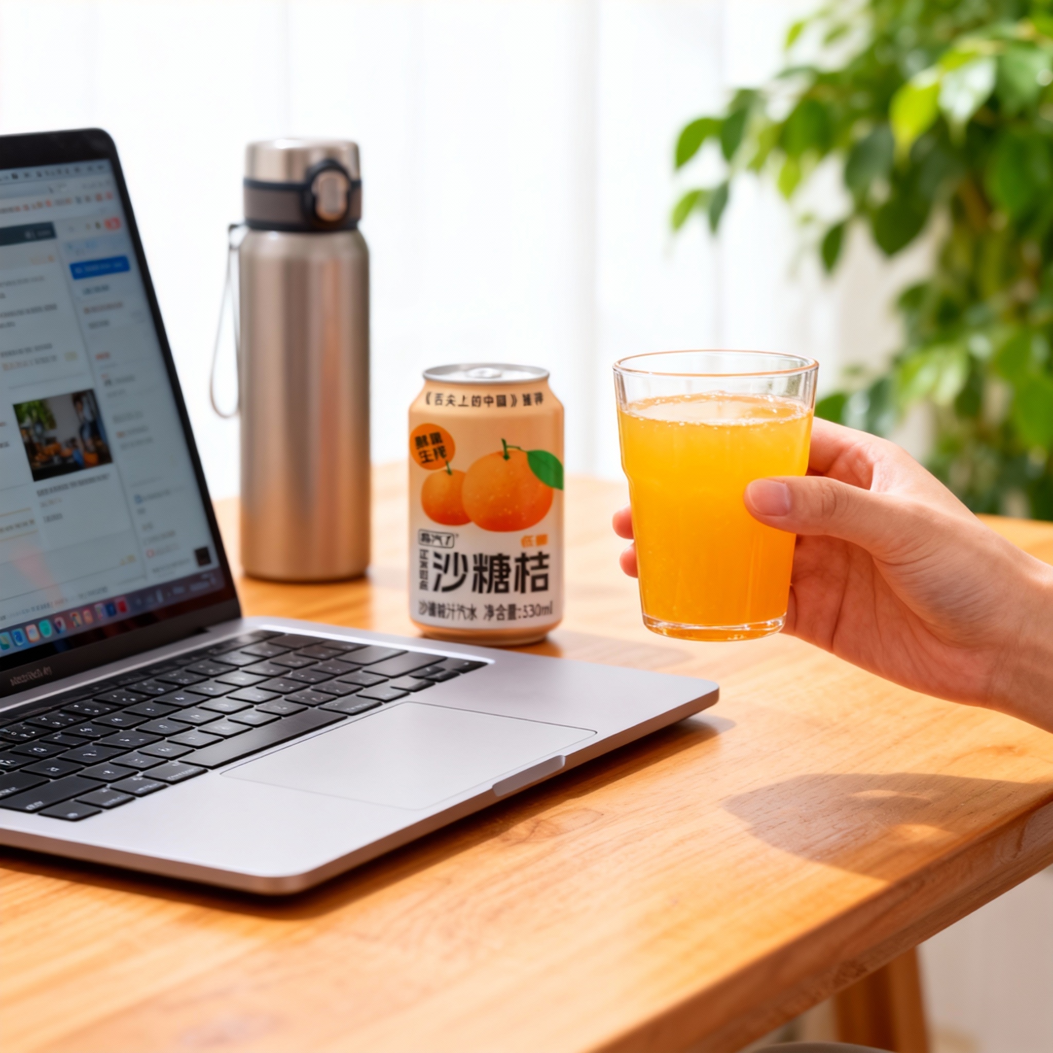 森汽le沙糖桔汁低糖汽水舌尖推荐